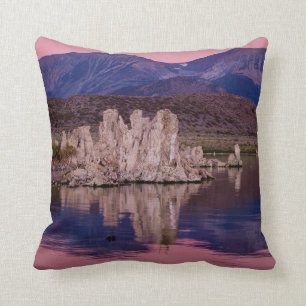 Coussin Spectaculaire Lac Mono Dans L'Ombre