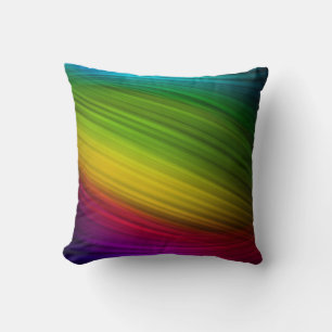 Coussin Spectre Impressionnant de Couleurs de Arc-en-Ciel