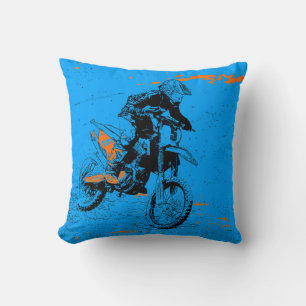 Coussin Speed Racer - Motocross Racer Ornement céramique