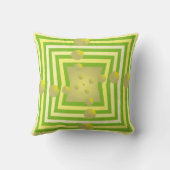 Coussin Sphères jaunes dans les nuances de Sherbet (Verso)