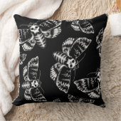 Coussin Sphinx tête de mort gothique (Couverture)