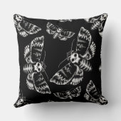 Coussin Sphinx tête de mort gothique (Verso)