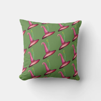 Coussin Spirit Halloween Sorcière Casquette Dessin Cushion