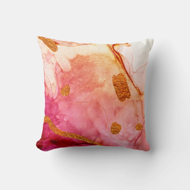 Coussin Splash Valley. Natural luxury. Royal art. Oriental (Recto)
