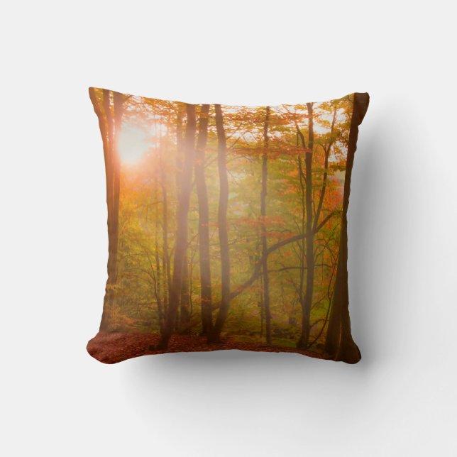 Coussin Splendor d'automne (Recto)