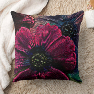 Coussin Splendor victorien : Design Floral Exquis
