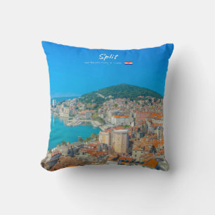 Coussin Split, Croatie - Ville côtière