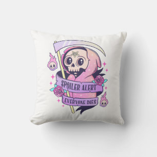 Coussin Spoiler Alerte Tout Le Monde Mort Maigre Rose Hall