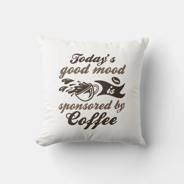 Coussin Sponsorisé Par Café (Recto)