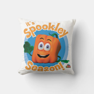 Coussin Spookley le Citrouille Carré   C'est la saison de 