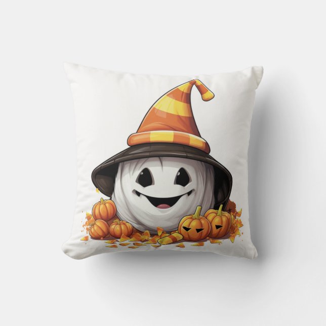 Coussin Spooky Pumpkin Surprises (Recto)