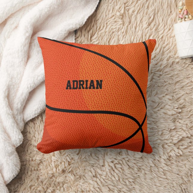 Coussin Sport de basket-ball personnalisé (Couverture)