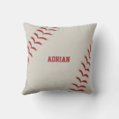 Coussin Sports de baseball personnalisés (Verso)