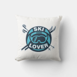 Coussin Sports d'hiver pour amateurs de ski 