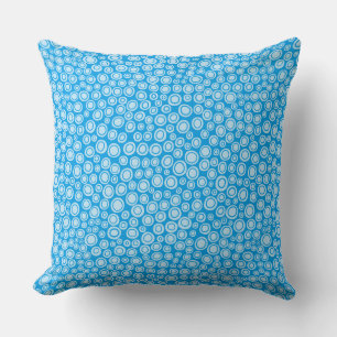 Coussin Spots 071215 - Semi-transparent sur Blue 009dea