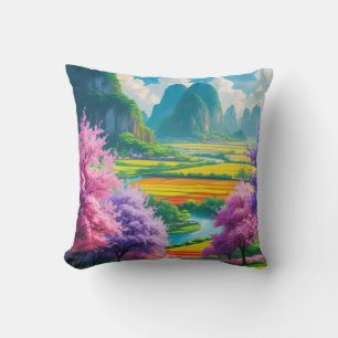 Coussin "Spring Reverie - Cherry Blossom Imaginaire