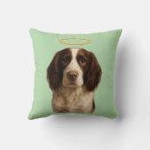 Coussin Springer Spaniel Angel / Devil naughty dog cushion (Verso)