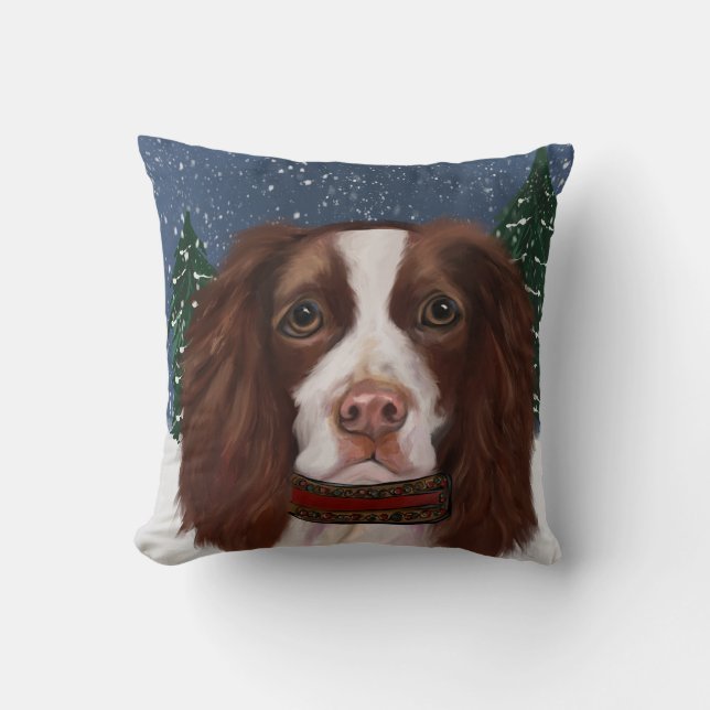 COUSSIN SPRINGER SPANIEL ANGLAIS  (Recto)