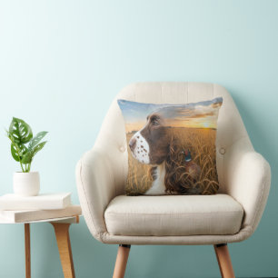 Coussin Springer Spaniel anglais et faisan