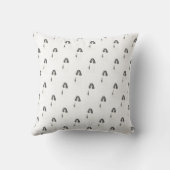 Coussin Springer Spaniel Anglais (Noir & Blanc)  (Verso)