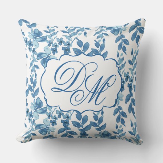 Coussin Spun Sugar & Skydiver Blue Mariage Keepsaké Thon (Recto)