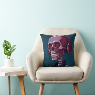 Coussin Squelette avec casque audio