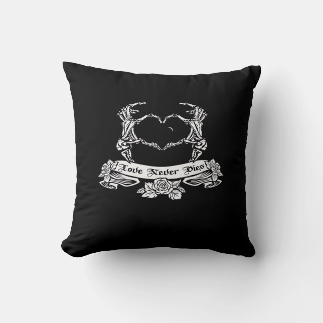 Coussin Squelette Conception manuelle (Recto)