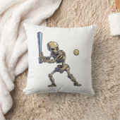Coussin Squelette de baseball Halloween (Couverture)