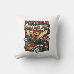 Coussin Squelette de buteur jour de match Portugal Nations