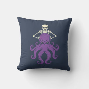 Coussin Squelette d'Octopus