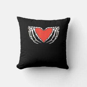 Coussin Squelette Mains Formant Coeur - Déplaisant Hallo g