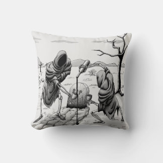 Coussin Squelettes dans le désert