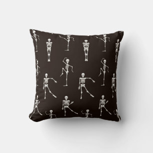 Coussin Squelettes dansants motif sans couture