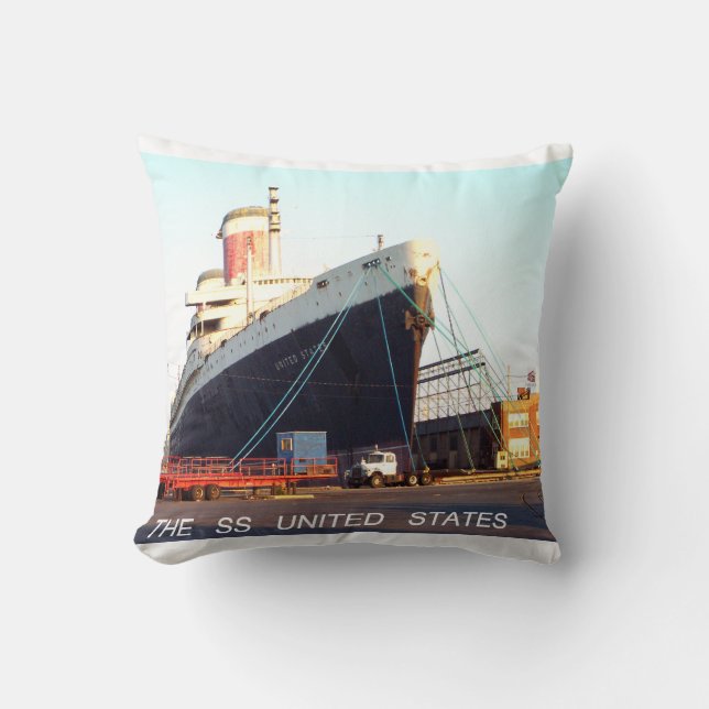 Coussin SS États-Unis Ocean Liner    (Recto)