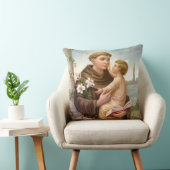 Coussin St Anthony de bébé Jésus de Padoue (Chaise)