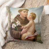 Coussin St Anthony de bébé Jésus de Padoue (Couverture)