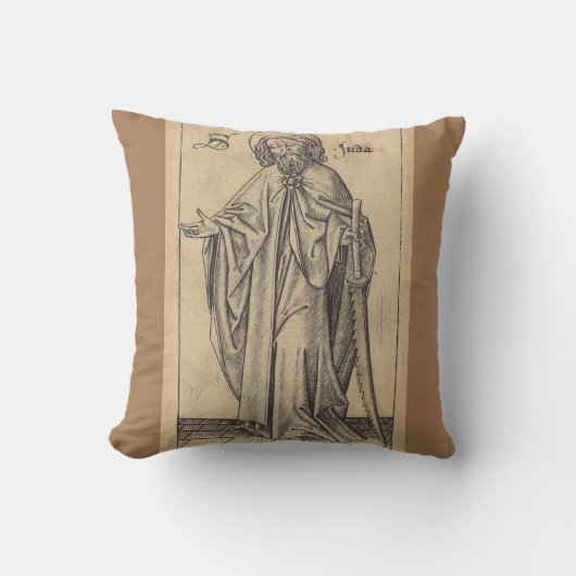 Coussin st Jude Thaddée l'Apôtre et frère de Jésus (Recto)