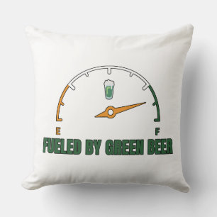 Coussin St Patrick's alimenté par la bière verte