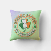 Coussin St. Patrick's Day Charm Cutest Clover dans le Patc (Verso)