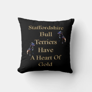 Coussin Staffordshire Gold Terriers, Cushion