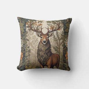 Coussin Stag Dans La Forêt William Morris Inspiré