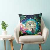 Coussin Stained Glass Little Fairy With Dragonfly (Chaise)