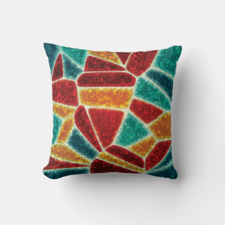 Coussin Stained Glass Rainbow Mandala