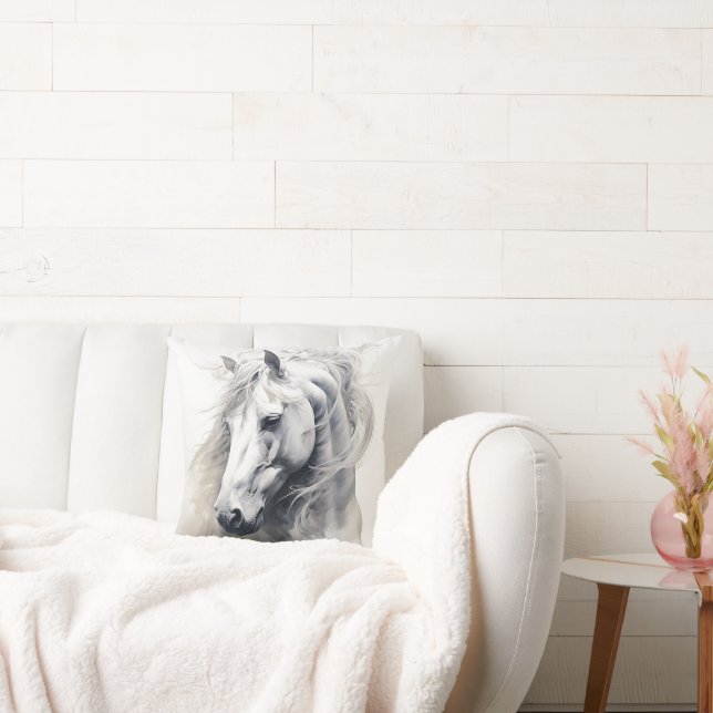 Coussin Stallion blanc (Canapé)