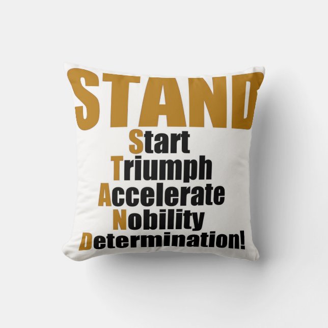 Coussin STAND, collection (Recto)