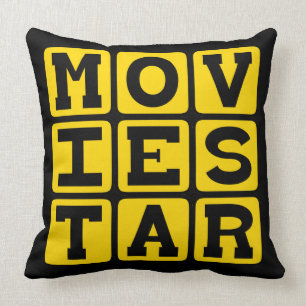 Coussin Star du cinéma, acteur populaire