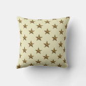 Coussin Star Monogramme Cabine initial Rustique Décor mais (Verso)