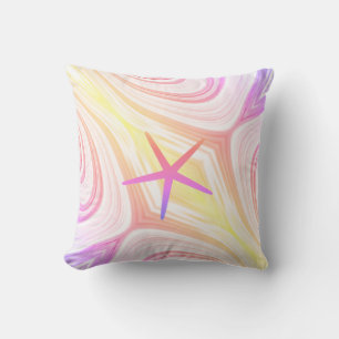 Coussin Starfish Multicolor rose Abstraite mère jour migno