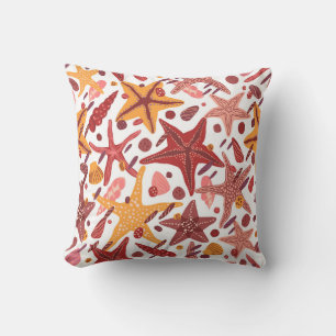 Coussin Starfish Shells : Motif scandinave