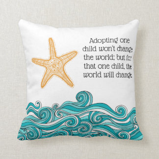 Coussin Starfish Story Adoption - Foster Care